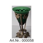 Vase aus Glas und Messing-1