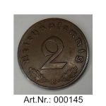 2 Reichspfennig-Münzen von 1939-1